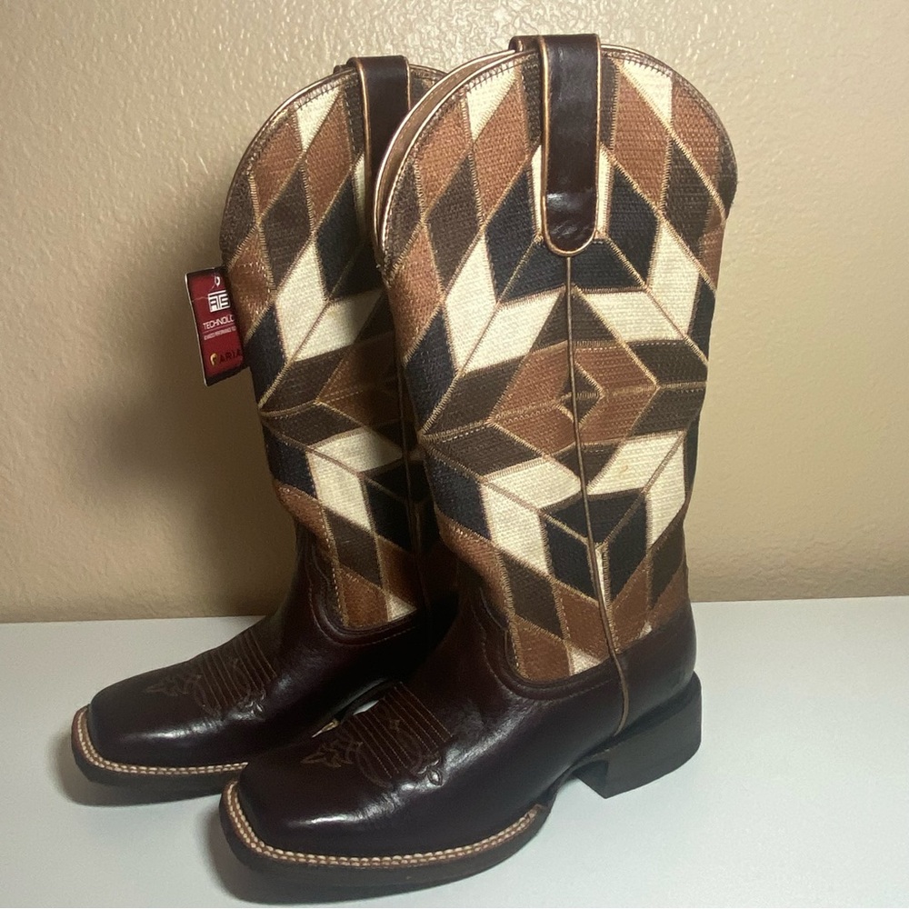 Ariat Miranda Western Boots NWT Size 7.5 Women Slight Wear Retail $219 Ltd EDITN - Picture 2 of 16